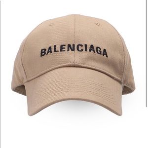 SOLD Balenciaga Tan Baseball Cap